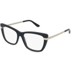 Marcolin Deutschland GmbH Guess GU50246 Damen-Brille inkl. Gläser Vollrand Eckig Acetat-Gestell 54/16/140, Schwarz