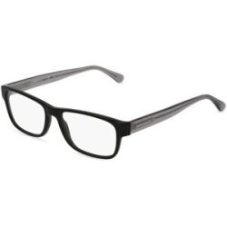 Luxottica Fashion Brillen Vertriebs GmbH Emporio Armani EA3179 Herren-Brille inkl. Gläser Vollrand Quadratisch Acetat-Gestell 56/17/145, Schwarz