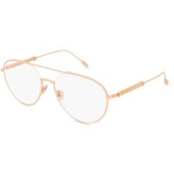 Marcolin Deutschland GmbH Tod's TO5277 Unisex-Brille inkl. Gläser Vollrand Pilot Metall-Gestell 56/17/145, Pink