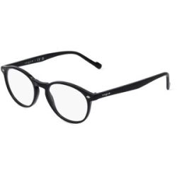 Luxottica Fashion Brillen Vertriebs GmbH Vogue VO5326 Herren-Brille inkl. Gläser Vollrand Oval Acetat-Gestell 49/19/145, Schwarz