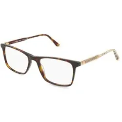 C&S CO. LTD. Fielmann ABC 095 CL LORENZ Herren-Brille inkl. Gläser Vollrand Quadratisch Acetat-Gestell 55/18/145, Havanna