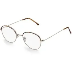 Wenzhou Bada Optical Co. , LTD Fielmann BD 422 PANTO CL Unisex-Brille inkl. Gläser Vollrand Panto Edelstahl-Gestell 46/20/145, Gold