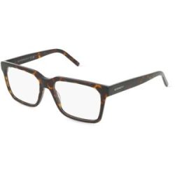 Thélios Givenchy GV50043I Damen-Brille inkl. Gläser Vollrand Quadratisch Acetat-Gestell 55/17/145, Havanna