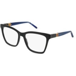 DE RIGO Vision D.A.CH. GmbH Escada ESCVESD83 Unisex-Brille inkl. Gläser Vollrand Quadratisch Kunststoff-Gestell 53/17/140, Schwarz