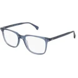 Wenzhou Olive Optical Co., Ltd Fielmann OL 026 CL GABRIEL Herren-Brille inkl. Gläser Vollrand Quadratisch Acetat-Gestell 52/18/145, Blau