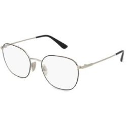 Luxottica Fashion Brillen Vertriebs GmbH Vogue VO4178 Damen-Brille inkl. Gläser Vollrand Quadratisch Metall-Gestell 50/18/135, Schwarz