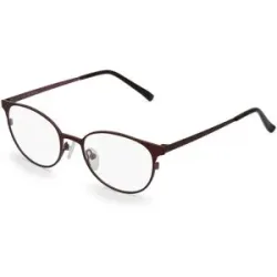 Wenzhou Bada Optical Co. , LTD Fielmann BD 416 CL Damen-Brille inkl. Gläser Vollrand Panto Edelstahl-Gestell 48/18/145, Lila