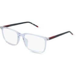 Safilo GmbH Hugo HG 1402/G Herren-Brille inkl. Gläser Vollrand Eckig Acetat-Gestell 56/18/145, Transparent