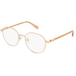 Safilo GmbH Polaroid PLD D456/G Unisex-Brille inkl. Gläser Vollrand Panto Metall-Gestell 51/19/145, Pink