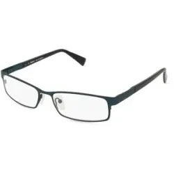 Suncute Industries Co., Ltd. Fielmann MC 575 FLEX CL Herren-Brille inkl. Gläser Vollrand Quadratisch Metall-Gestell 54/16/135, Blau