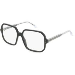 Safilo GmbH Isabel Marant IM 0168 Damen-Brille inkl. Gläser Vollrand Quadratisch Acetat-Gestell 55/15/145, Schwarz