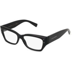 Luxottica Fashion Brillen Vertriebs GmbH Dolce&Gabbana 0DG3387 Damen-Brille inkl. Gläser Vollrand Quadratisch Acetat-Gestell 53/16/145, Schwarz