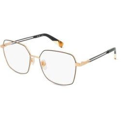 DE RIGO Vision D.A.CH. GmbH Furla FULVFU506 Unisex-Brille inkl. Gläser Vollrand Quadratisch Metall-Gestell 55/16/140, Pink