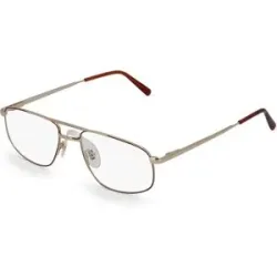 Suncute Industries Co., Ltd. Fielmann MC 338 MOD FLEX TR Herren-Brille inkl. Gläser Vollrand Quadratisch Metall-Gestell 54/17/140, Gold