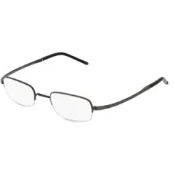 Optic Prima Co., Ltd. Fielmann TITANIUM 194 CL Herren-Brille inkl. Gläser Halbrand Quadratisch Titan-Gestell 49/23/145, Grau
