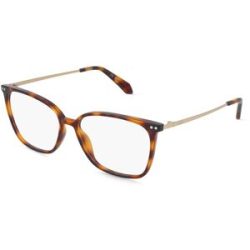 Safilo GmbH Polaroid PLD D616 Damen-Brille inkl. Gläser Vollrand Quadratisch Kunststoff-Gestell 55/15/140, Havanna
