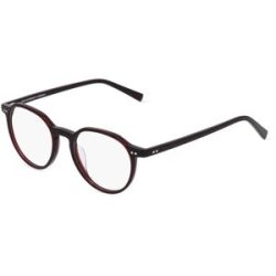 Eschenbach Optik GmbH Marc O'Polo Eyewear 503182 Unisex-Brille inkl. Gläser Vollrand Panto Kunststoff-Gestell 45/17/135, Rot