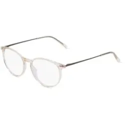 Eyestar Limited (China) Fielmann MI 052 FLEX CL Unisex-Brille inkl. Gläser Vollrand Panto Acetat-Gestell 51/17/145, Beige
