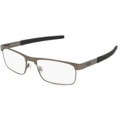 Luxottica Fashion Brillen Vertriebs GmbH Oakley OX5153 Herren-Brille inkl. Gläser Vollrand Quadratisch Titan-Gestell 54/18/138, Grau