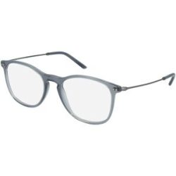 Luxottica Fashion Brillen Vertriebs GmbH Giorgio Armani AR7160 Herren-Brille inkl. Gläser Vollrand Panto Acetat-Gestell 53/19/145, Blau
