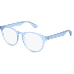 Marcolin Deutschland GmbH Adidas OR5094 Unisex-Brille inkl. Gläser Vollrand Rund Kunststoff-Gestell 51/17/145, Blau