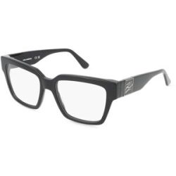 Marchon Germany GmbH Karl Lagerfeld KL6196 Unisex-Brille inkl. Gläser Vollrand Quadratisch Acetat-Gestell 53/18/140, Schwarz