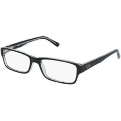 Luxottica Fashion Brillen Vertriebs GmbH Ray-Ban RB 5169 Herren-Brille inkl. Gläser Vollrand Quadratisch Kunststoff-Gestell 52/16/140, Schwarz