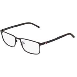 Safilo GmbH Tommy Hilfiger TH1918 Herren-Brille inkl. Gläser Vollrand Quadratisch Metall-Gestell 56/18/145, Grau