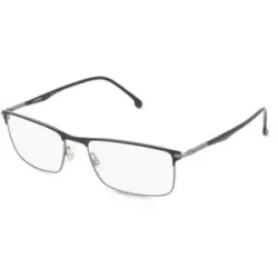 Safilo GmbH Carrera 288 Herren-Brille inkl. Gläser Vollrand Quadratisch Metall-Gestell 55/18/145, Schwarz