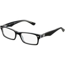 Luxottica Fashion Brillen Vertriebs GmbH Ray-Ban RX5228 Damen-Brille inkl. Gläser Vollrand Quadratisch Acetat-Gestell 50/17/140, Havanna