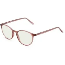 NEWAY Killine (Macao Commercial Offshore) Lt Fielmann JIL 005 BL Unisex-Blaulichtfilterbrille ohne Sehstärke Vollrand Panto Acetat-Gestell, Pink