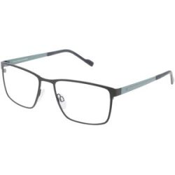 Eschenbach Optik GmbH Titanflex 820968 Herren-Brille inkl. Gläser Vollrand Quadratisch Titan-Gestell 55/17/140, Grau