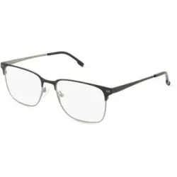 Wenzhou Bada Optical Co. , LTD Fielmann BD 442 CL Herren-Brille inkl. Gläser Vollrand Quadratisch Metall-Gestell 52/18/140, Grau