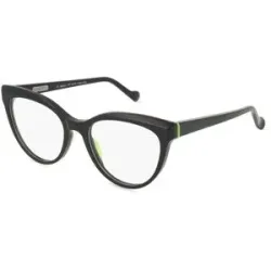 De Lotto s.r.l. Fielmann Elementra EMT 003 RN Damen-Brille inkl. Gläser Vollrand Butterfly Acetat-Gestell 52/18/145, Schwarz