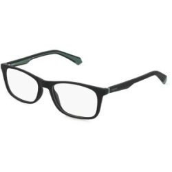 Safilo GmbH Polaroid PLD D478 Herren-Brille inkl. Gläser Vollrand Quadratisch Kunststoff-Gestell 54/17/145, Schwarz