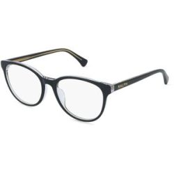 Luxottica Fashion Brillen Vertriebs GmbH Ralph 0RA7188U Damen-Brille inkl. Gläser Vollrand Rund Acetat-Gestell 54/18/145, Schwarz