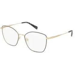 Marchon Germany GmbH Longchamp LO2151 Unisex-Brille inkl. Gläser Vollrand Butterfly Metall-Gestell 53/17/140, Gold