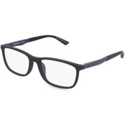 Luxottica Fashion Brillen Vertriebs GmbH Emporio Armani EA3280U Herren-Brille inkl. Gläser Vollrand Quadratisch Kunststoff-Gestell 55/17/145, Schwarz
