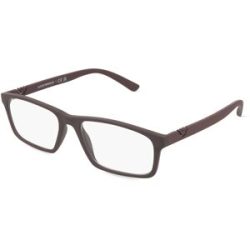 Luxottica Fashion Brillen Vertriebs GmbH Emporio Armani EA3213 Herren-Brille inkl. Gläser Vollrand Quadratisch Acetat-Gestell 56/17/145, Braun