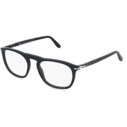 Luxottica Fashion Brillen Vertriebs GmbH Persol PO3391V Unisex-Brille inkl. Gläser Vollrand Quadratisch Acetat-Gestell 51/19/145, Schwarz
