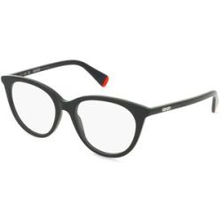 Thélios Kenzo KZ50228I AKA Damen-Brille inkl. Gläser Vollrand Butterfly Acetat-Gestell 54/18/145, Schwarz