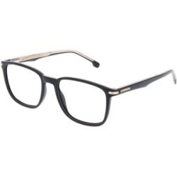Safilo GmbH Carrera 292 Herren-Brille inkl. Gläser Vollrand Quadratisch Kunststoff-Gestell 53/18/145, Schwarz
