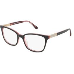 Safilo GmbH Kate Spade DAVINA Damen-Brille inkl. Gläser Vollrand Quadratisch Acetat-Gestell 52/17/140, Schwarz