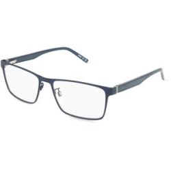 Safilo SpA Hugo HG 1316/G Herren-Brille inkl. Gläser Vollrand Eckig Metall-Gestell 57/17/145, Blau