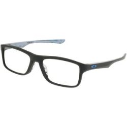 Luxottica Fashion Brillen Vertriebs GmbH Oakley OX8081 Unisex-Brille inkl. Gläser Vollrand Quadratisch Kunststoff-Gestell 53/18/139, Schwarz