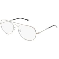 Luxottica Fashion Brillen Vertriebs GmbH Ray-Ban VISTA RX3735V BAIN BRIDGE Unisex-Brille inkl. Gläser Vollrand Pilot Metall-Gestell 57/17/140, Grau