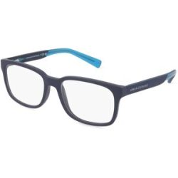 Luxottica Fashion Brillen Vertriebs GmbH Armani Exchange AX3029 Herren-Brille inkl. Gläser Vollrand Quadratisch Kunststoff-Gestell 54/17/140, Blau