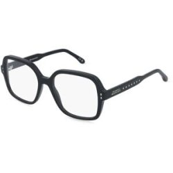 Safilo GmbH Isabel Marant IM 0257 Damen-Brille inkl. Gläser Vollrand Quadratisch Acetat-Gestell 52/17/140, Schwarz