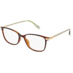 Safilo GmbH Polaroid PLD D460/G Unisex-Brille inkl. Gläser Vollrand Cat Eye Kunststoff-Gestell 53/16/145, Havanna