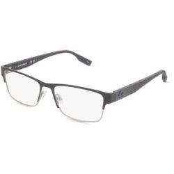 Marchon Germany GmbH Converse CV3008 Unisex-Brille inkl. Gläser Vollrand Quadratisch Metall-Gestell 55/16/145, Grau